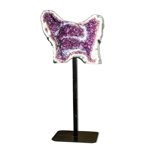 Drusa Ametista Gigante Pedra Natural na Base 110kg 1,60m