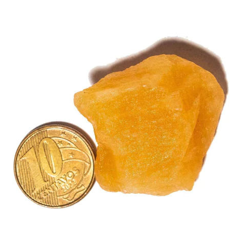 01 Calcita Mexicana Pedra Natural Média 35mm 10 a 25g