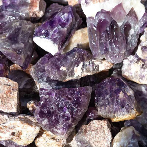 5 kg Ametista Bruto Pra Lapidar Pedra Natural Garimpo Baiano ATACADO