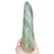 Ponta Ônix Verde Pedra Lapidação Gerador Sextavado 494g 17cm na internet