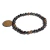 Pulseira Bolinha Pedra Olho de Falcão Natural 6mm - comprar online