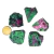 03 Rubi na Zoisita Pedra Bruto Natural 15g 2 a 4cm Classe B na internet