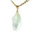 Colar Pedrinha Topazio Azul Pedra Rolado Natural Pino Dourado
