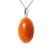 Colar Cabochão Oval Quartzo Laranja Pino Prata 950 na internet