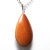 05 Pingente Gota Pedra do Sol Pedra Montagem Pino Prateado Atacado - comprar online