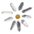 Image of Voguel Biterminado Quartzo Cristal 12 Faces 40 a 50mm Tipo A