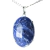 Pingente Cabochão Sodalita Azul Natural Garra Prata 950