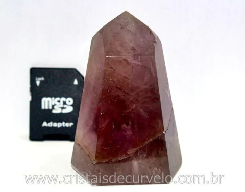 Ponta Ametrino Boliviano Gerador Pedra Boa Qualidade Roxo Com Amarelo Cod 116.6
