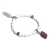Pulseira Nlux Purpurita e Pontinha Cristal Cura Espiritual - comprar online
