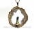 100 Pingente Especial Chapa Geodo Turmalina Azul Montagem Envolto Dourado ATACADO - comprar online