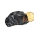 Ônix Preto Pedra Bruto Natural 25 a 50g Média 5cm Tipo B
