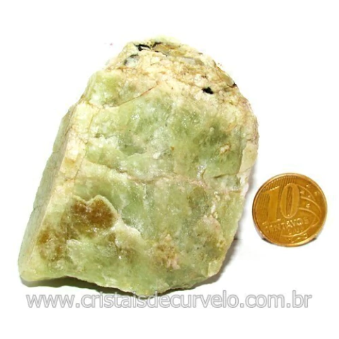 Espodumena Verde Fonte Litio Natural Pedra Bruta Cod 117489