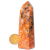 01 Ponta Calcita Laranja Pedra Natural 8 a 9 cm Tipo A - comprar online
