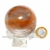 Esfera Pedra Aragonita Raio Laranja Natural Bola Manual Cod 130708