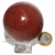 Esfera Quartzo Vermelho Natural Bola Lapidado Cod 126597