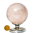 01 Esfera Quartzo Rosa Natural 500 a 600g 7 a 8cm Classe B - loja online