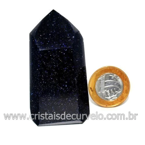 Ponta Pedra Estrela Azul com Pigmento Cintilante Cod 123085