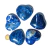 05 Coração Pedra Sodalita Azul Natural 50 a 70mm ATACADO na internet