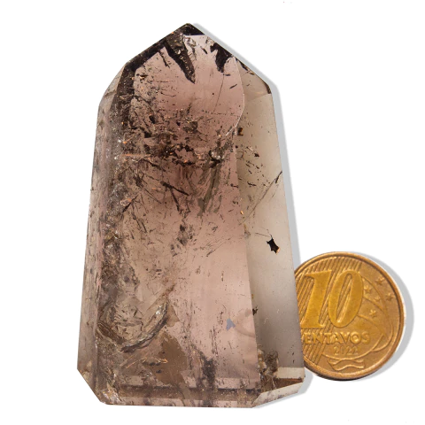 Ponta Elestial Pedra Natural 50 a 60mm 40 a 70g Tipo B