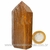 Ponta Jaspe Amarelo Natural Gerador Sextavado Cod 132732 - comprar online
