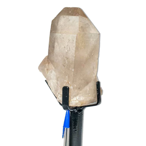 Drusa Quartzo Cristal Fumê Pedra Natural 3,1Kg 20cm Classe B