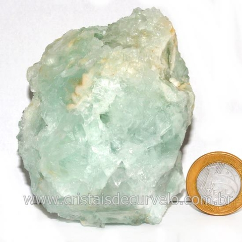Fluorita Verde Natural Para Esoterismo e Coleção Cod 134640
