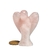 Escultura Anjo Quartzo Rosa Pedra Natural 6 a 7 cm 70 gramas