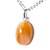 5 Pingente Cabochão 20mm Aragonita Raio Laranja Prata 950 ATACADO - Distribuidora CristaisdeCurvelo