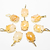 Colar Cabochão Oval Hematoide Amarelo Montagem Garra Dourado on internet