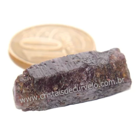 Rubi Canudo Sextavado Pedra Bruto Natural Garimpo Cod 126156