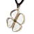 Colar Trevo 4 folhas Cristal Pedra Natural Montagem Dourado na internet