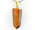 10 Pingente Pontinha Olho De Tigre Pino e Presilha Dourado Atacado - buy online