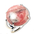 Anel Cabochão Redondo Rodocrosita Natural Garra Prata 950 - online store