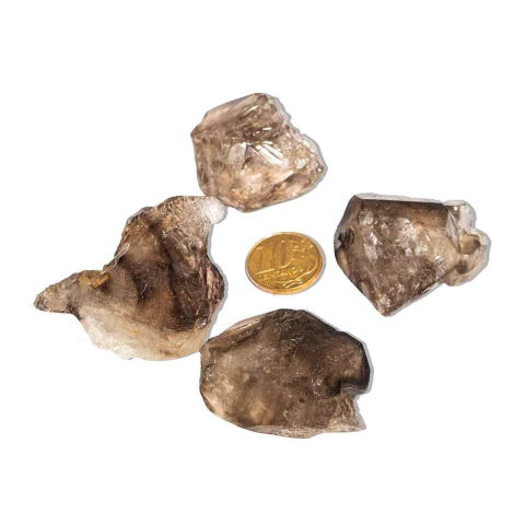 01 Elestial Jacaré Pedra Natural 20 a 50g 4 a 6cm Tipo A