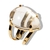 Conjunto Anel Brinco E Pingente Cristal Natural Banho Ouro on internet