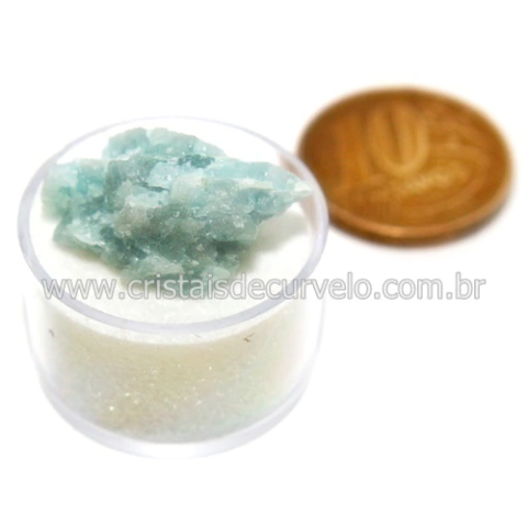 Aguas Marinhas No Estojo Berilo Natural Pedra Extra Cod 124003