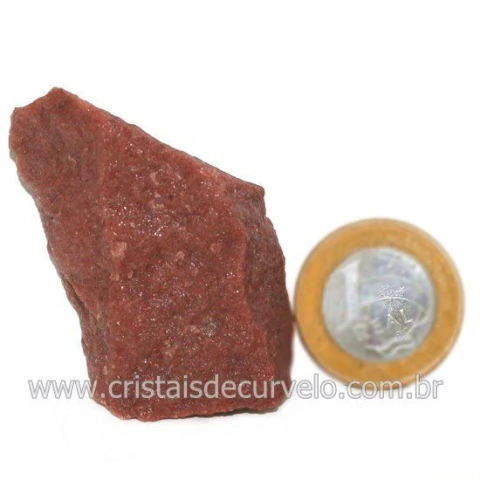 Cristal Vermelho ou Quartzo Vermelho Pedra natural Cod 128304