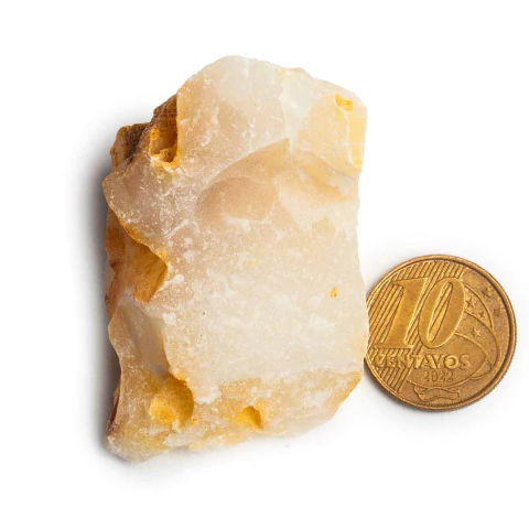 01 Alabastro Bruto Natural 4 a 6cm 25 a 50g Tipo B