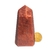 Ponta Quartzo Vermelho 7 a 8 cm 110 g Pedra Natural Tipo B