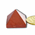 Mini Pirâmide Pedra Jaspe Vermelho Baseada Na Quéops 15 mm - buy online