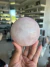 Esfera Quartzo Rosa Pedra Natural Classe C 7,5cm 660g - Distribuidora CristaisdeCurvelo