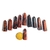 10 Mini Pontinha Obsidiana Mahogany Pedra Extra Natural 25 a 35mm Atacado na internet