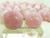 02 Mini Bola Quartzo Rosa Esfera Pequena Em Pedra Natural KIT