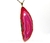 Colar Chapa de Agata Rosa Envolto Dourado - comprar online