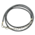 Image of Colar Pontinha Pedra Cristal Quartzo Presilha Pino Prateado