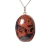 Colar Cabochão Obsidiana Mahogany Castoação Pino Prata 950