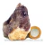 Bloco Ametista Baiana Pedra Bruta Natural de Garimpo Cod 134116