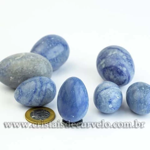 Ovo YONI Pedra Quartzo Azul SEM FURO Pompoarismo DEFEITO LEIA TODO ANUNCIO