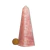 Obelisco Quartzo Rosa Lapidado 400 a 500g 14 a 16cm Classe B - comprar online