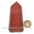 Ponta Quartzo Vermelho Natural Gerador Sextavado Cod 134826 - buy online